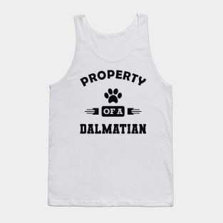 Dalmatian Dog - Property of a dalmatian Tank Top